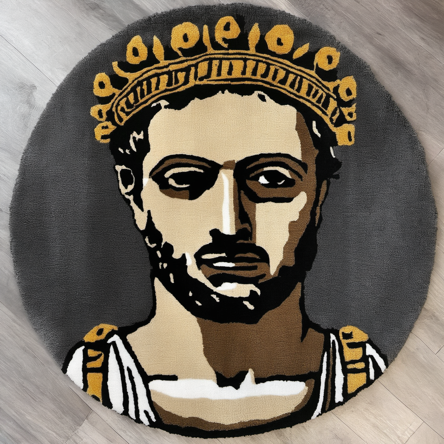 10570-3776109721-_lora_tufted_rug_style_xl_v1_1_ roman emperor statue, tufted rug style.png